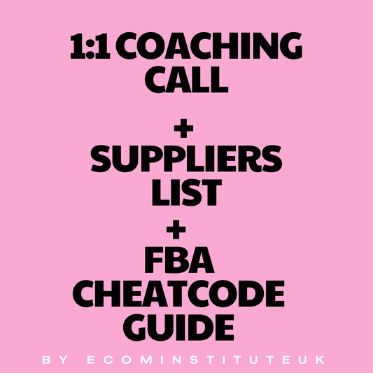 Coaching call + Suppliers List + FBA cheatcode